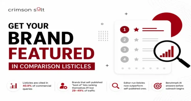 Get Brand Featured in Comparison Listicles